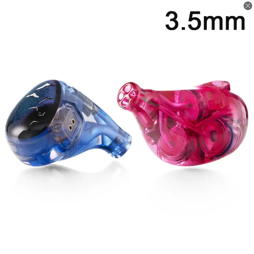 New Celest Phoenixcall Headphones 1DD+2BA+2 Flat Panel Driver in-Ear Earphone Monitors 5 Hybrid Drivers Headset for IEMs Cable