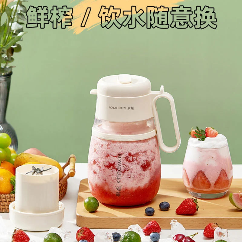 Royalty Line Roya Juice Bucket 12 Blade Knife Household Multi-function Portable Electric Juicer