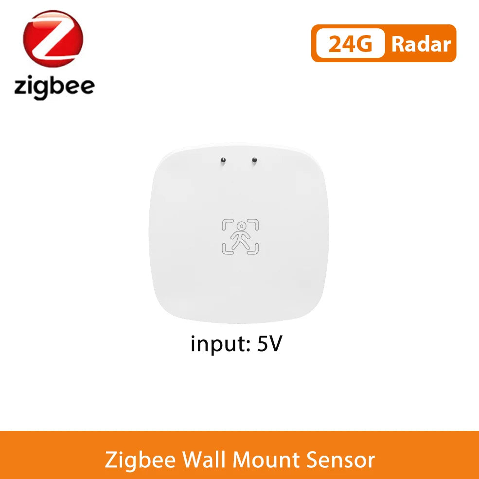 Smart Life Zigbee Human Presence Detector Tuya Wifi MmWave Radar Pir Montion Sensor With Luminance Detection For Smart Home