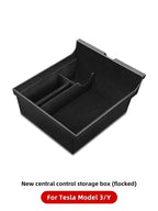 YZ For Tesla Model 3 Medel Y Storage Box Center Armrest Hidden Box Cup Holder Organizer 2023 2022 Car Accessories