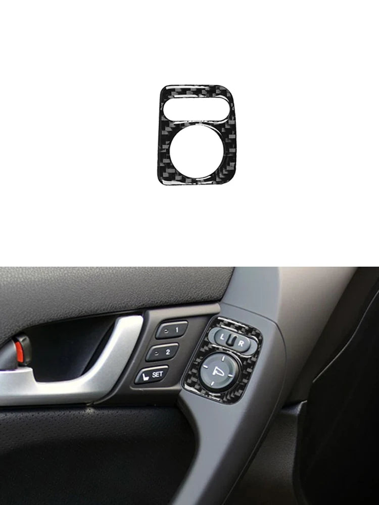 Brand New ABS Carbon Fiber Decorative Car Various Parts Cover Trim Sticker For ACURA TSX 2009-2014 Interior Accessories Stickers