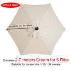 Parasol Replacement Cloth Outdoor Garden Banana Umbrella Cover Waterproof Sunshade Canopy For 6 Ribs/8 Ribs Parasol