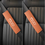 Car seat belt cover for Fiat 500 Breathable shoulder pad Driver shoulder care for adults and children car accessories interior