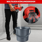 New Handheld Paint Concrete Mixer Machine Paddle Mixer Adjustable 6Speed Stirrer Electric Mix Stirring Tool M14 Mixing Rod 2800W