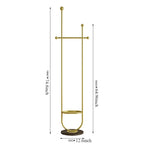 Stand Portable Clothes Rack Bedroom Floor Holder Clothes Hanger Hat Rack Home Modern Perchero De Pie Clothing Store Furniture