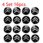 1-5Set 4Pcs Wheel Centre Hub Caps Black 60MM Wheel Center Cap Replacement for Citroen C1 C3 C4 DS3 Most Models