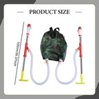 Fertilizer Spreader Large Capacity Multifunctional Labor Saving Fertilizer Dispenser for Turf Vegetables Lawn Gardening Corn