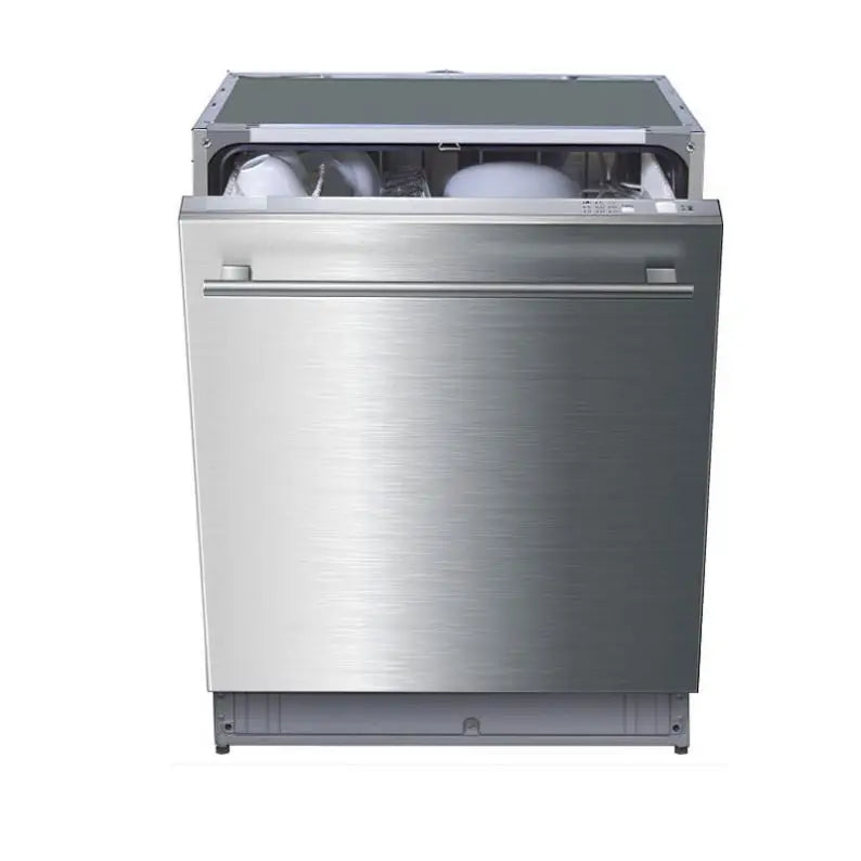 9 Sets Dishwasher, Stainless Steel Countertop Dishwasher, Low Noise Integrated Built-in Electric Dishwasher, Kitchen Appliance
