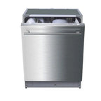 9 Sets Dishwasher, Stainless Steel Countertop Dishwasher, Low Noise Integrated Built-in Electric Dishwasher, Kitchen Appliance