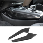 For Audi Q5 FY 2018 2019 2020 2021 Car Styling Interior Door Window Handle Panel Strips Cover Trim Carbon Fiber ABS