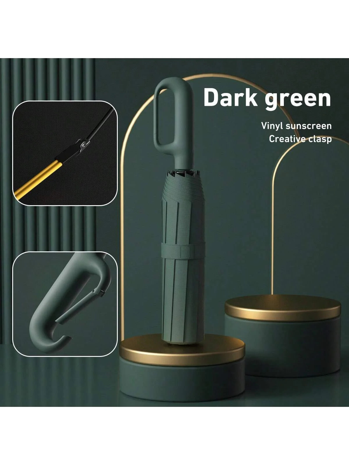 Strong Windproof Automatic Umbrella 72 Bones Sunshade Uv Protection Folding Men's Umbrella Buckle Rain Large Parasol for Women
