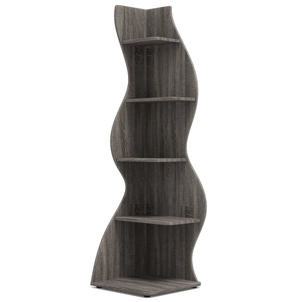 Stylish Corner Bookcase