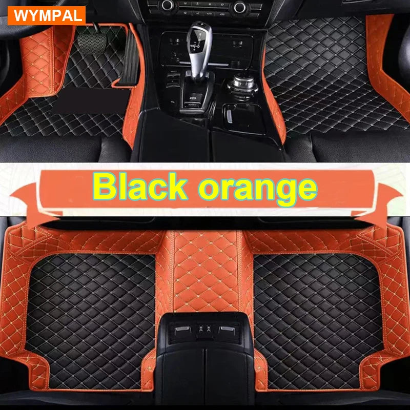 Car Floor Mats For Nissan Leaf ZE1 2018~2022 Luxury Leather Mat Durable Pad pets Interior Parts Rugs Set Accessories 2019