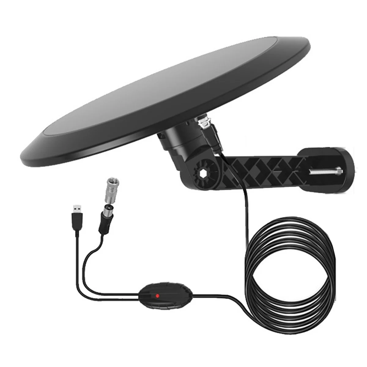CCDD New Outdoor TV Antenna Amplified HDTV Digital Antenna 10M High Quality Coaxial Cable Ooutdoor/Indoor TV Anteena