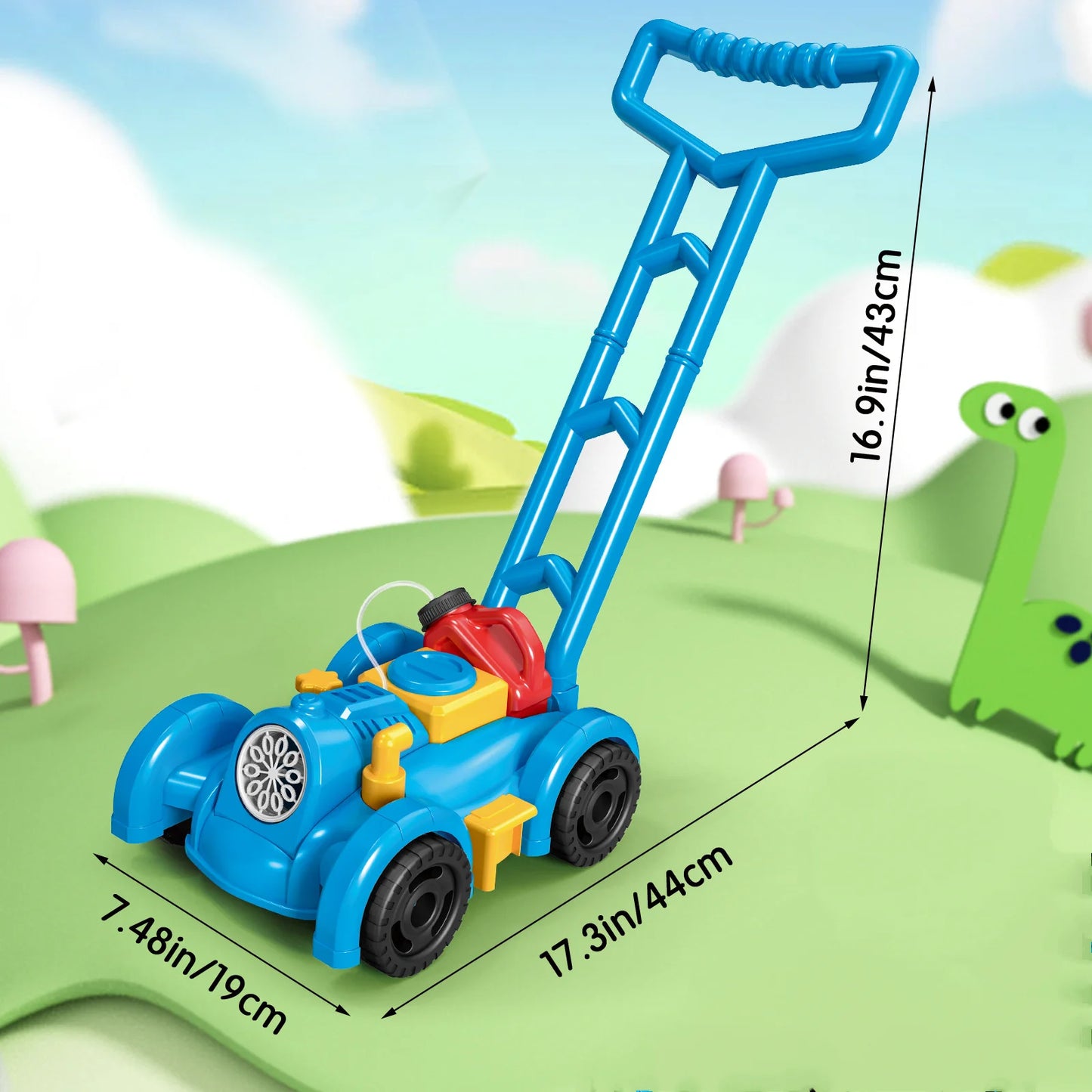 Electric Bubble Lawn Mower Car for Kids - Outdoor Fun