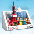 New York Magnetic Refrigerator Magnet Building Blocks Accessories London Landmark Building Paris Small Particle Model Toy Gift