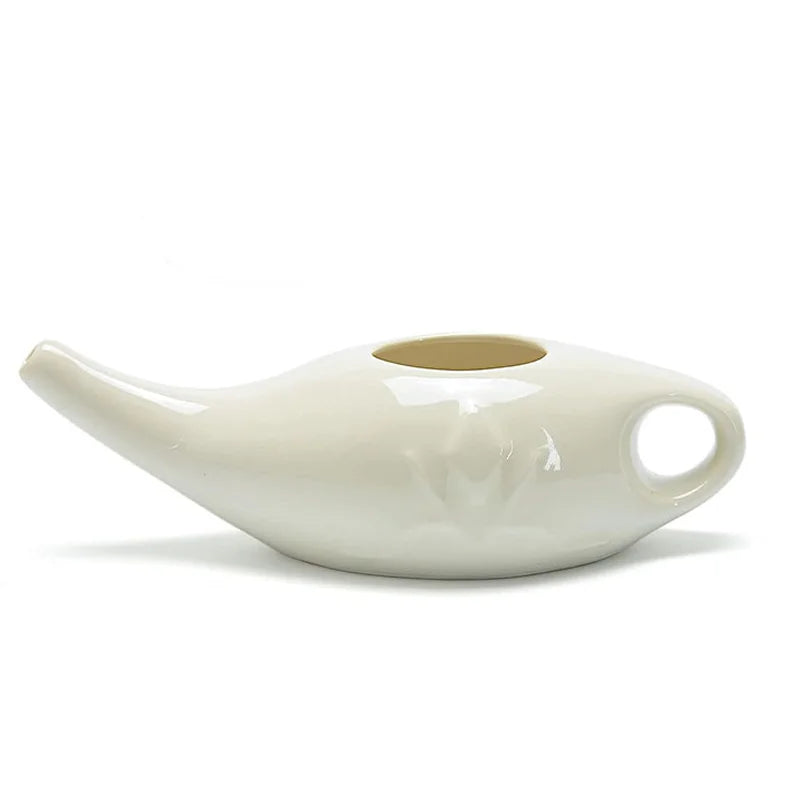 Nose Cleaner Himalayan Salt Premium Ceramic Neti Pot 8oz (250ml) Nasal