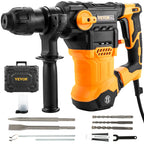 VEVOR 1500W Rotary Hammer Drill - 4-Mode SDS-Plus Corded Demolition Jackhammer | AlluCanFind