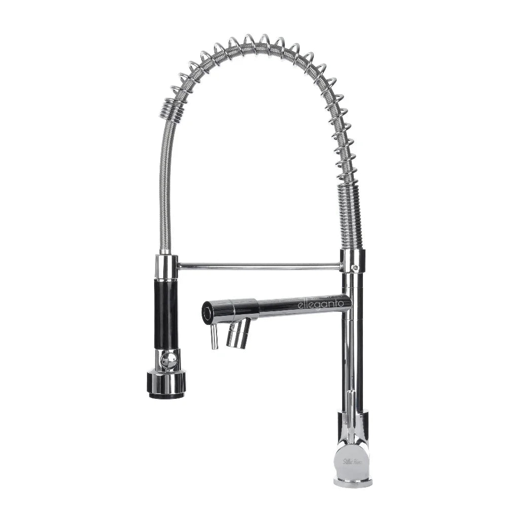 KIT CUBA DOUBLE GOURMET STAINLESS STEEL WITH ACCESSORIES 78X43CM + GOURMET TAP ELEGANT AND FUNCTIONAL MONOCOMMAND