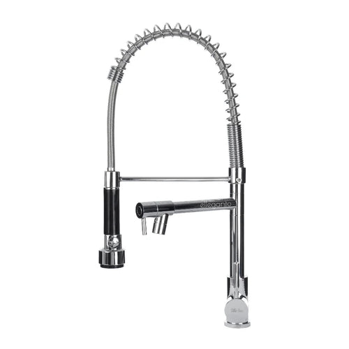 KIT CUBA DOUBLE GOURMET STAINLESS STEEL WITH ACCESSORIES 78X43CM + GOURMET TAP ELEGANT AND FUNCTIONAL MONOCOMMAND