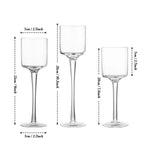 3PCS/Set Glass Candle Holders Candlestick for Wedding Table Center Stander Elegant Centerpieces Home Wedding Decor Accessories