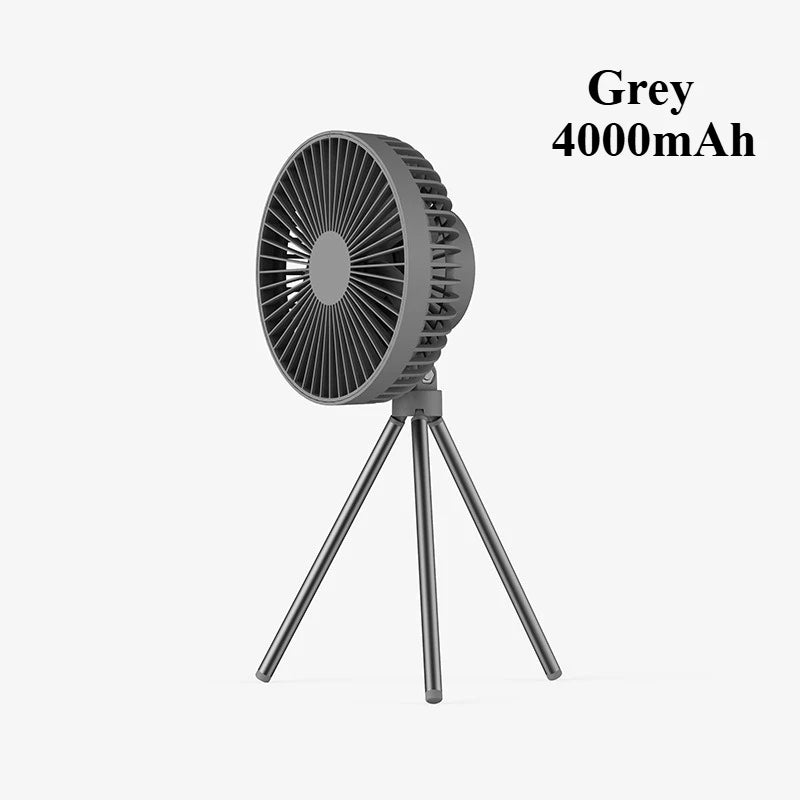 10000mAh 4000mAh Camping Fan Rechargeable Desktop Portable Circulator
