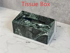 Luxury Marble Bath Set: Shampoo Bottles, Tray & Canister Organizer, Natural Stone Accessories for Home & Hotel Bathroom Decor