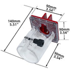 Slotting Guide Base for 65mm Trimming Machine for 2 In 1 Furniture Concealed Connector and Buckle Fastener - Wood Milling Base