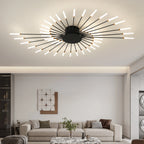 Modern LED Ceiling Light for Living Room Lamp Bedroom Ceiling Chandeliers AC 90-260V Gold Black Home Decoration Light Fixture