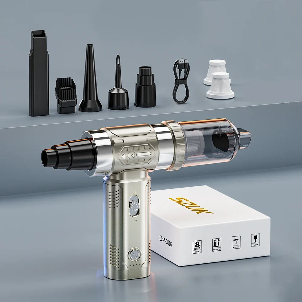 SZUK Mini Air Blower Brushless Motor Turbo Jet Fan Handheld Portable Duct Fan Turbofan air blower Powerful Car Vacuum Cleaner