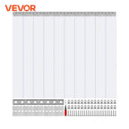 VEVOR Windproof Door Curtain 84" x 60" PVC Transparent Air-Conditioning Curtain Strip Screen Indoor Outdoor Heat Insulation