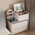 Luxury Small Vanity Tables Mirror Chair Charging Hotel Light Drawers Dresser Makeup Desk White Coiffeuse De Chambre Furniture