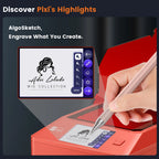 Algolaser Pixi Smart Simple Safe Class 1 Laser Engraver CutterCNC Router Desktop Protable Woodworker Engraving Machine DIY Tools