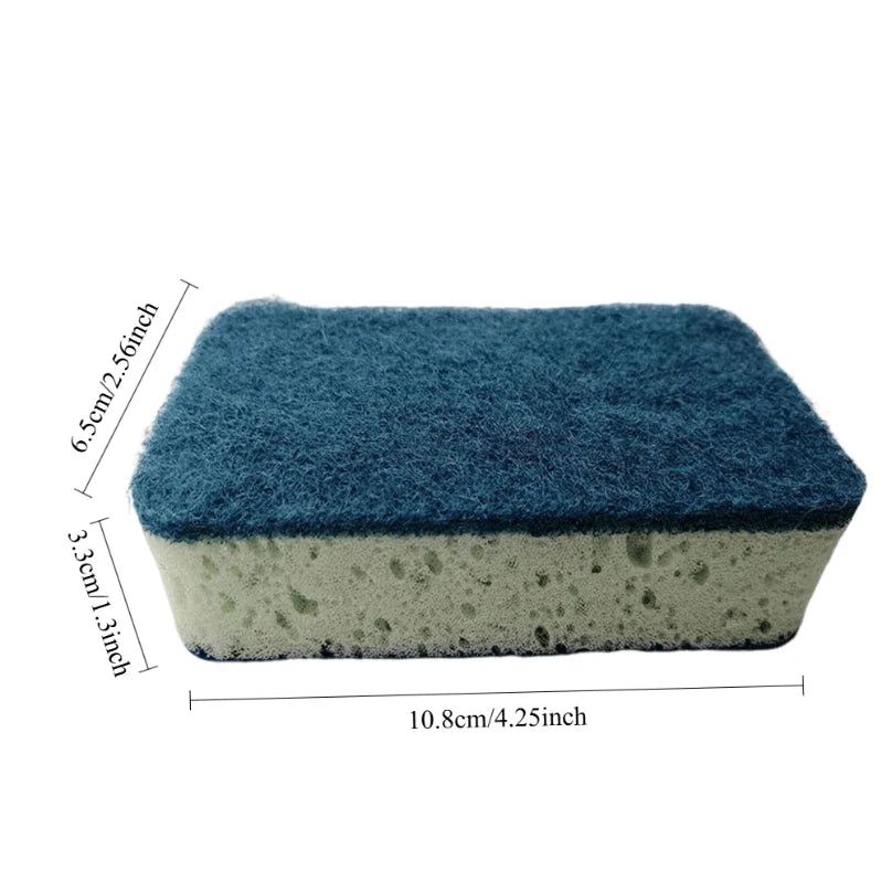 Household Cleaning Sponge Thickened Double-sided Kitchen Dishcloth Scouring Pad