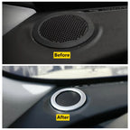 Dashboard Front Stereo Speaker Audio Net Tweeter Mesh Cover Trim Kit Accessories Fit For Jaguar F-Pace 2017 - 2024 Car Styling