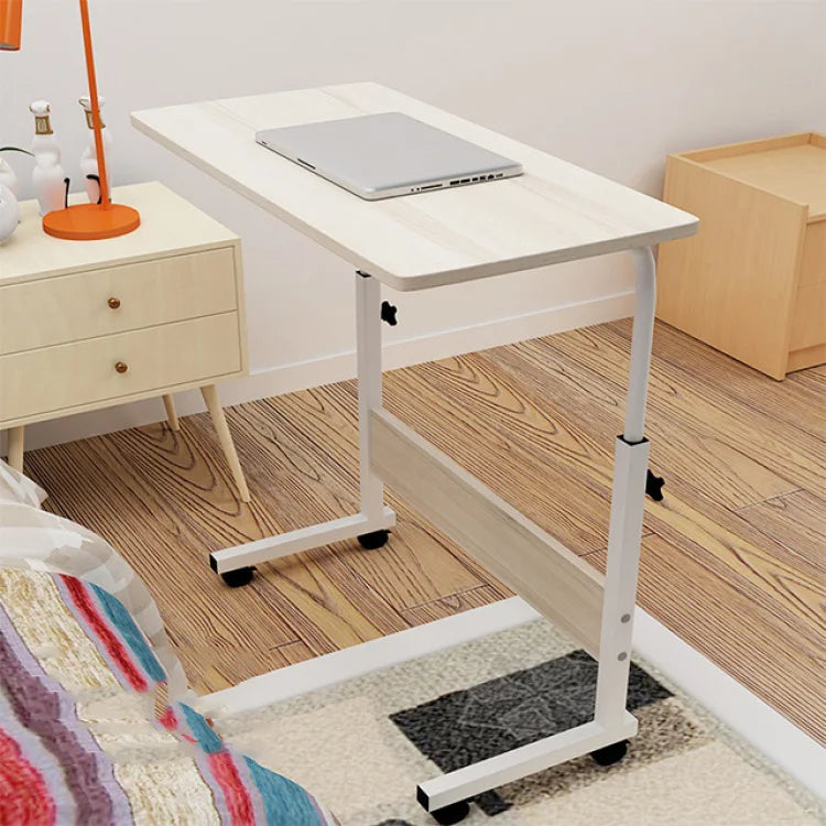 Movable Bedside Computer Desk Adjustable Bed Table with Lift Function Portable Home Desk Laptop Use Bedside Nightstand Bedroom