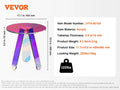VEVOR Round Iridescent Side Table Acrylic End Table Clear Rainbow Acrylic Coffee Table for Food Book Used in Living Room Bedroom