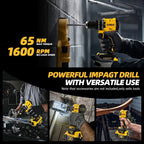 DeWalt  20V Brushless Chave De Fenda, Broca Compacta ou Ferramentas Driver Bateria Chave De Impacto, Ferramenta Elétrica DCD805