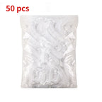 20-200pcs Disposable Shower Cap Elastic Mesh Shape Non-woven Bath Hat for Eyelash Extension Clear Waterproof Hair Hat Shower Cap