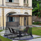Outdoor Mosquito Net for A2 Banana Crank Arm Umbrella 250-300cm Diameter 230cm Height Sunshade Gazebo Roman Umbrella A1 A2 A3 Mo