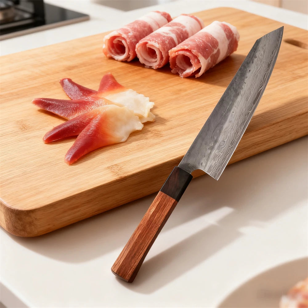 Household Kiritsuke Knife Salmon Sashimi Knife Cooking Knife Vegetable Meat Knife Kitchen Stuff Halloween Christmas gifts