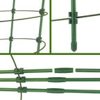 90cm Adjustable Tomato Cage 36 inches Plant Support Cages Cucumber Trellis for Climbing Plants 4 Adjustable Rings and Plant Clip