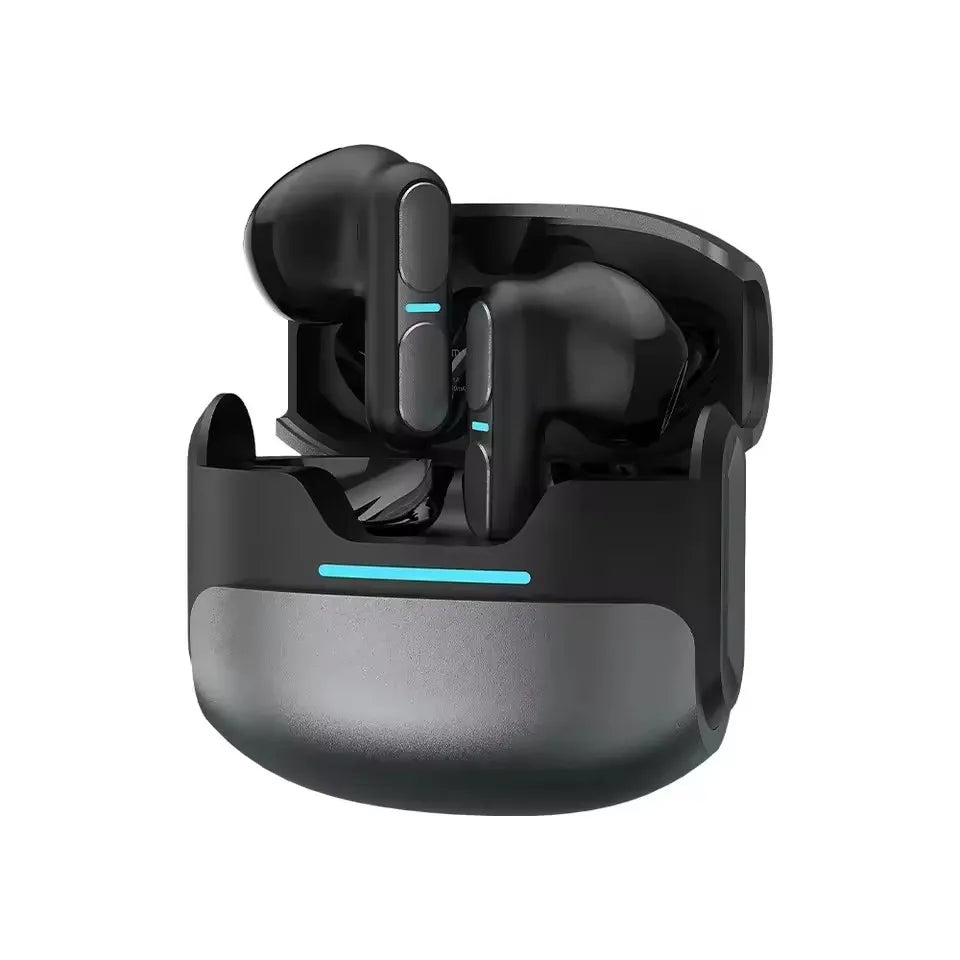 TG11 Wireless Bluetooth Earphones with Intelligent Noise Reduction and LED Cool Light Effect Esports Gaming Earphones No Delay