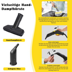 A66T 10-Piece Accessory Set for Karcher Steam Cleaners SC1, SC2, SC3, SC4, SC5 - Includes Nozzles, Brushes, and Cloths