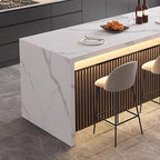 Marble Top Luxury Kitchen Islands Italian Trendy Elegant Rustic Kitchen Islands Glamour Modern Islas De Cocina Mueble Furniture
