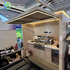Customized Modular Outdoor Kitchen Units 304 Stainless Steel Outdoor Mobile Kitchen Smart Outdoor Kitchen
