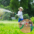 Double Tap 20/25mm input 3/4 Inch Outlet w/ Thicken Outlet Valve Detachable for Garden Drinking Water Farm with Green Handle