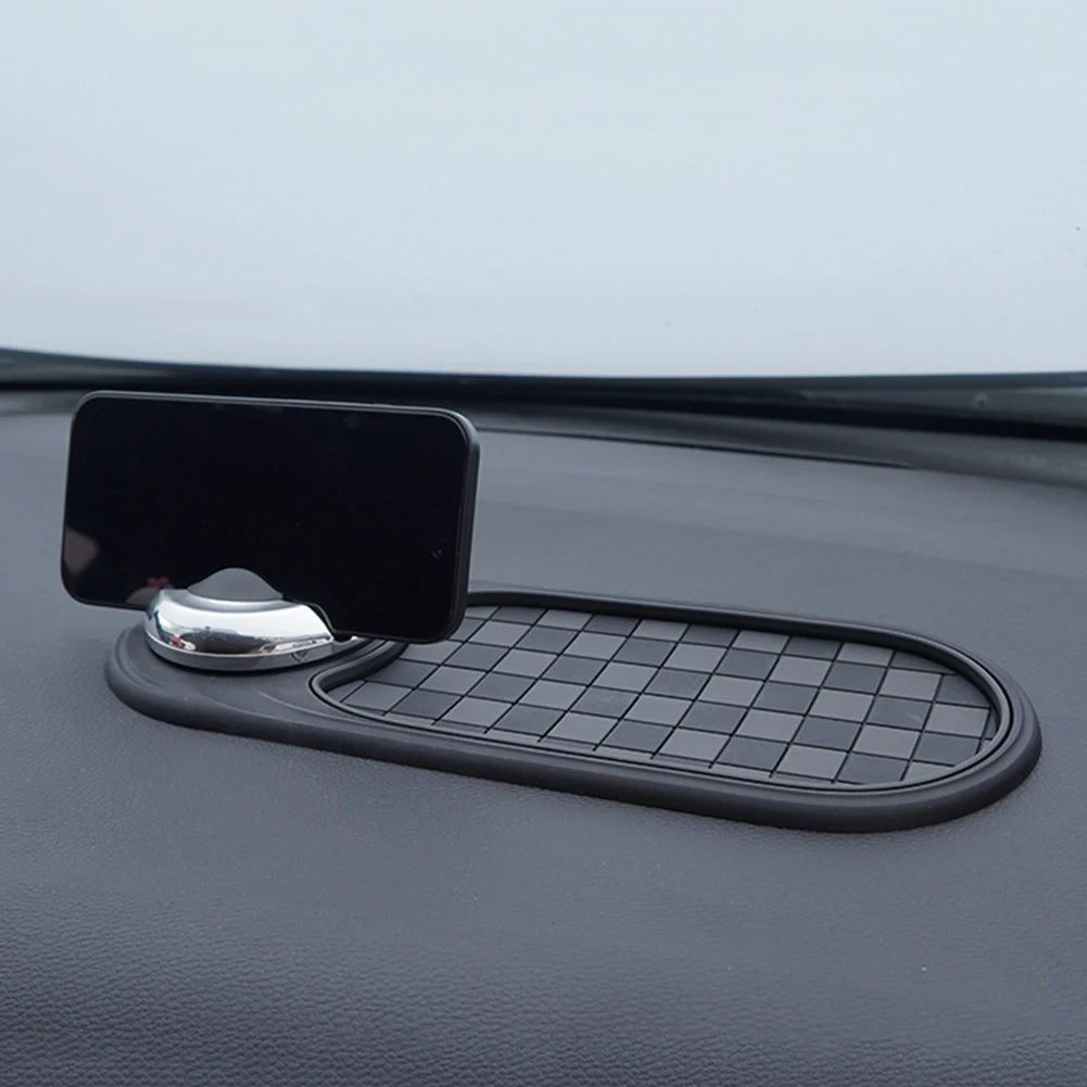 Car Interior Anti-Slip Mat Durable High-Temperature Resistant Phone Holder Car Accessories Suitable For Vehicle Dashboard Decor