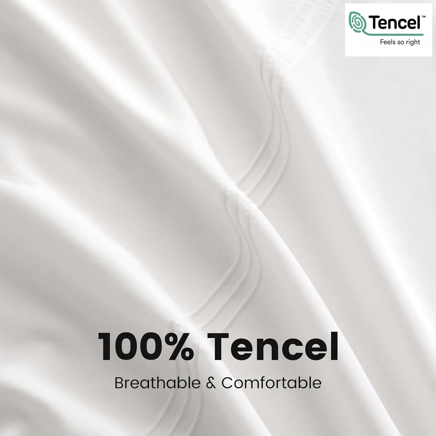 Simple&Opulence 100% Eucalyptus Lyocell Tencel Duvet Cover Set   Cooling Breathable Duvet Cover Soft Silky, Luxury Bedding Set