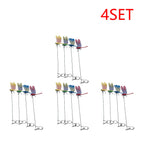 4/8/32Pcs Simulation 3D Dragonfly Clip Lifelike Outdoor Decor Realistic Bug Deterrents Fake Dragonfly Garden Decorative Clip